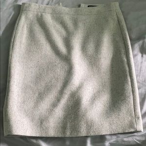 J. Crew gray wool skirt